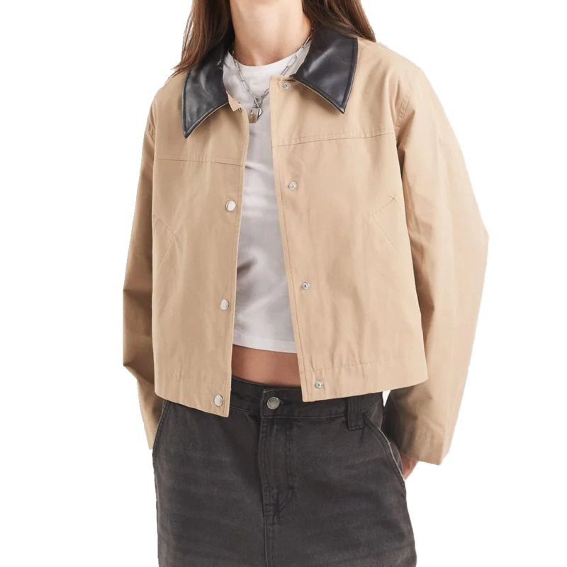 The Rookie S08 Lisseth Chavez Beige Jacket model style