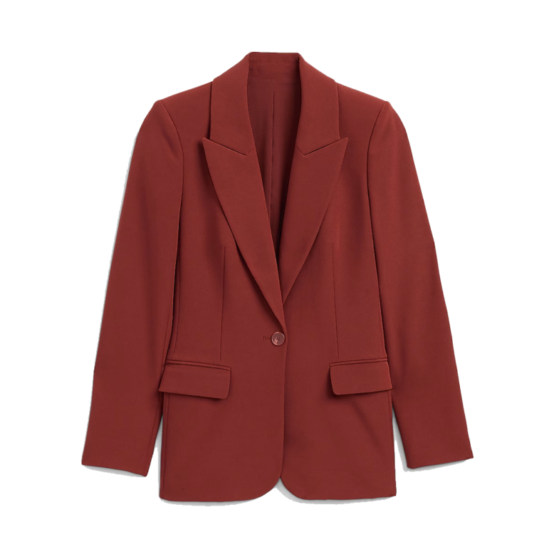 The Rookie S08 Vivian Red Blazer outfit look