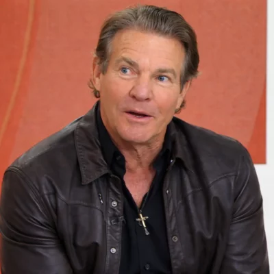 The Today Show 2026 Dennis Quaid Brown Leather Jacket