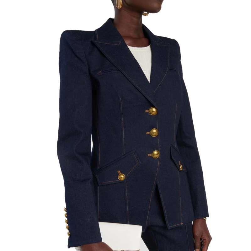 The Today Show Jill Martin Blue Blazer model style