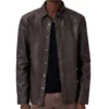The Today Show Brown Leather Jacket