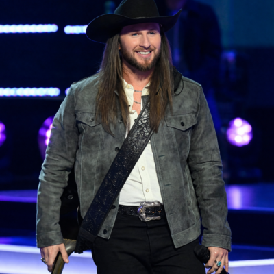 The Voice S29 Jared Shoemaker Grey Jacket front view