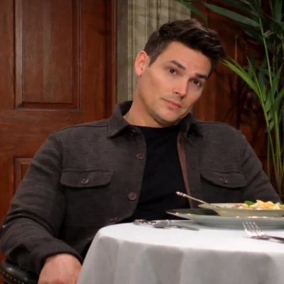 The Young and the Restless S53 Adam Newman Brown Jacket
