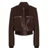 Tracker S03 Billie Matalon Sofia Pernas Maroon Jacket