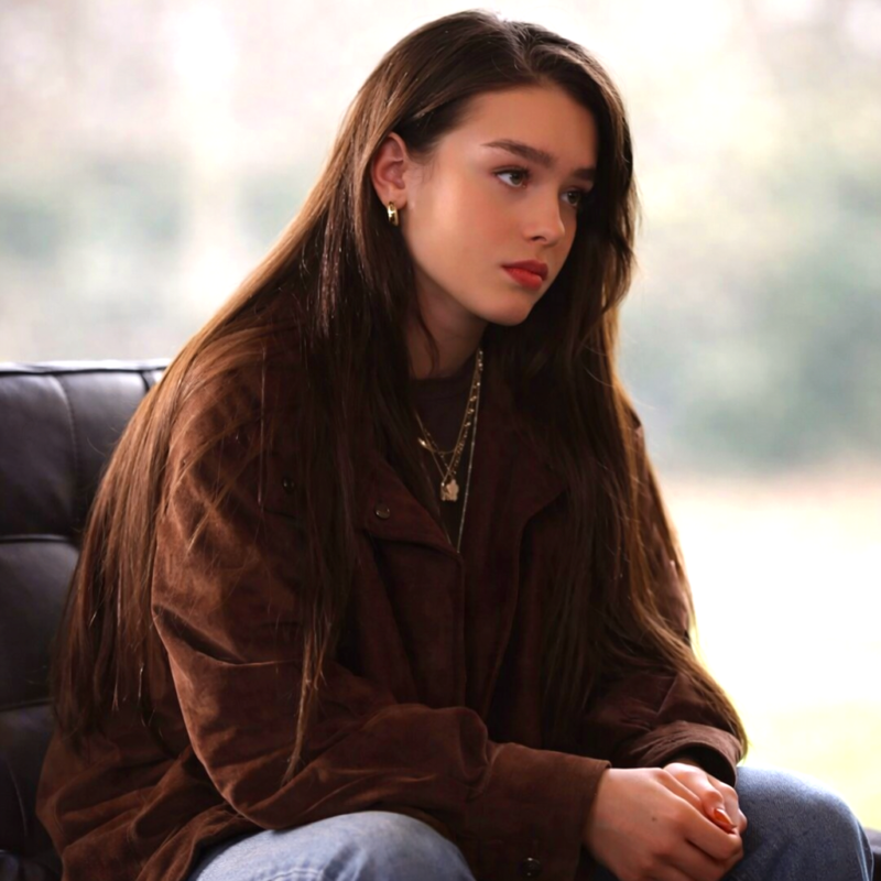 Underground S01 Melek Aslan ÃœlkÃ¼ Ã‡iftÃ§i Brown Jacket