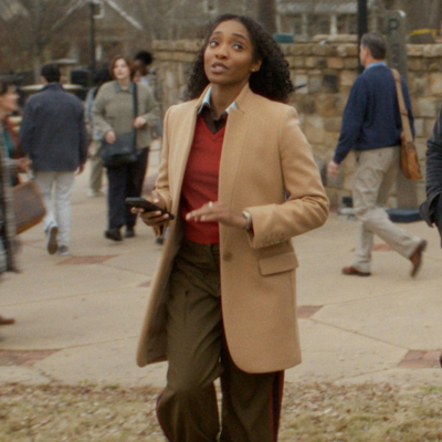 Will Trent S04 Faith Mitchell Brown Coat front view
