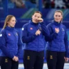 Winter Olympics 2026 Blue Puffer Jacket