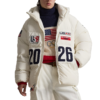 Winter Olympics 2026 Team USA Bates White Jacket