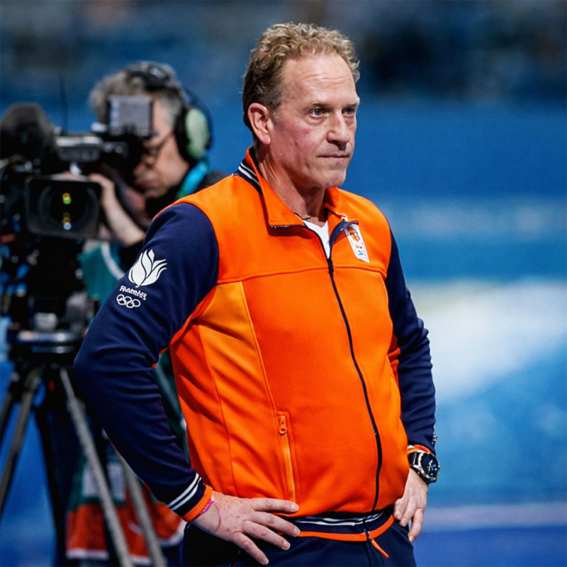 Winter Olympics Rintje Ritsma Orange Jacket