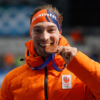 Winter Olympics Team Netherlands Orange Puffer Jacket
