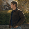 9-1-1 Nashville Michael Provost Brown Leather Jacket fashion wear