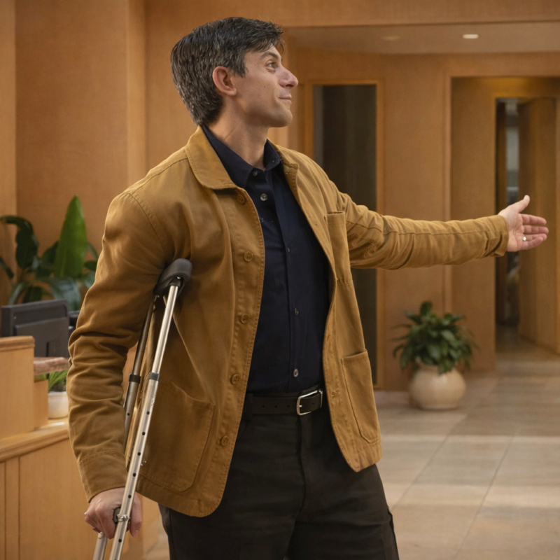 9-1-1 Nashville S01 David Stone Brown Jacket outfit look