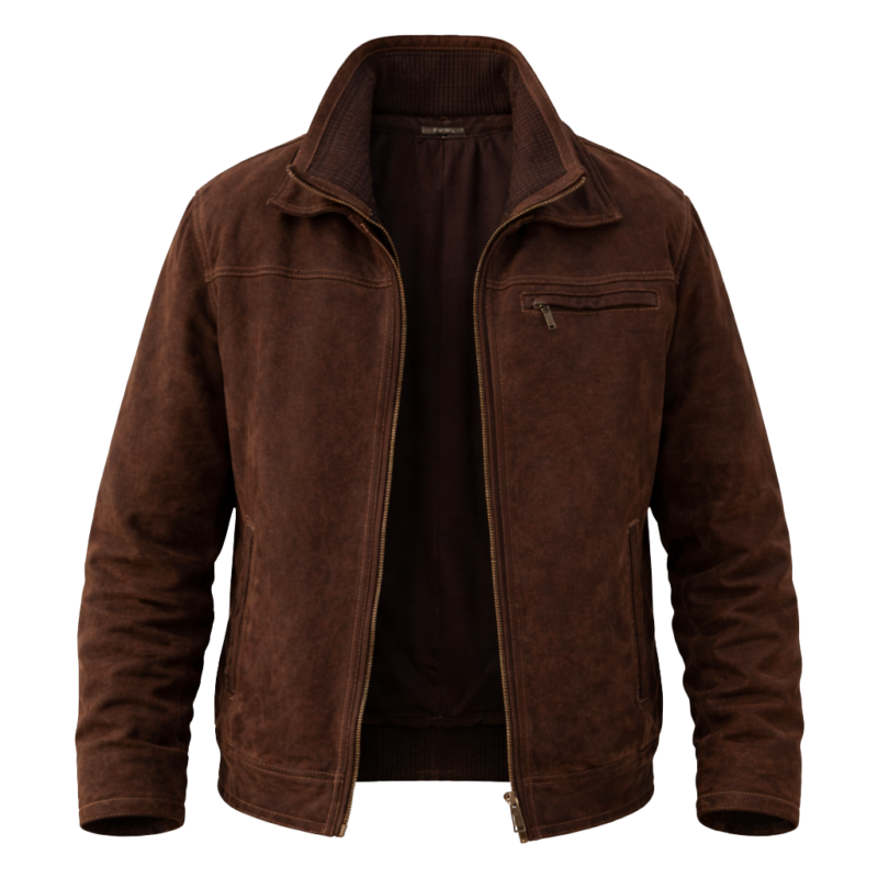A Season to Blossom Carlo Marks Brown Jacket model style