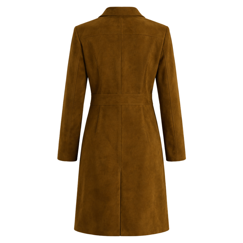 A Season to Blossom Emily Tennant Brown Coat fashion wear