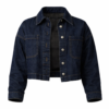 A Season to Blossom Emily Tennant Denim Coat model style