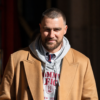 Ad Campaign New York City Travis Kelce Coat outfit look