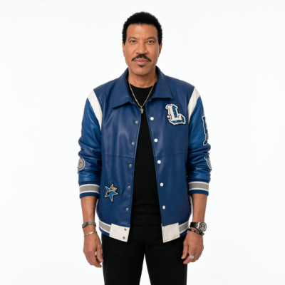 American Idol S24 Lionel Richie Blue Jacket front view
