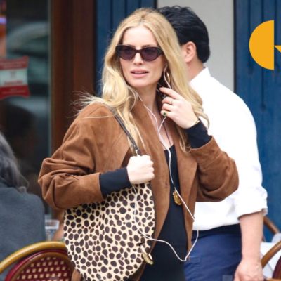 NYC 2026 Annabelle Wallis Brown Jacket front view