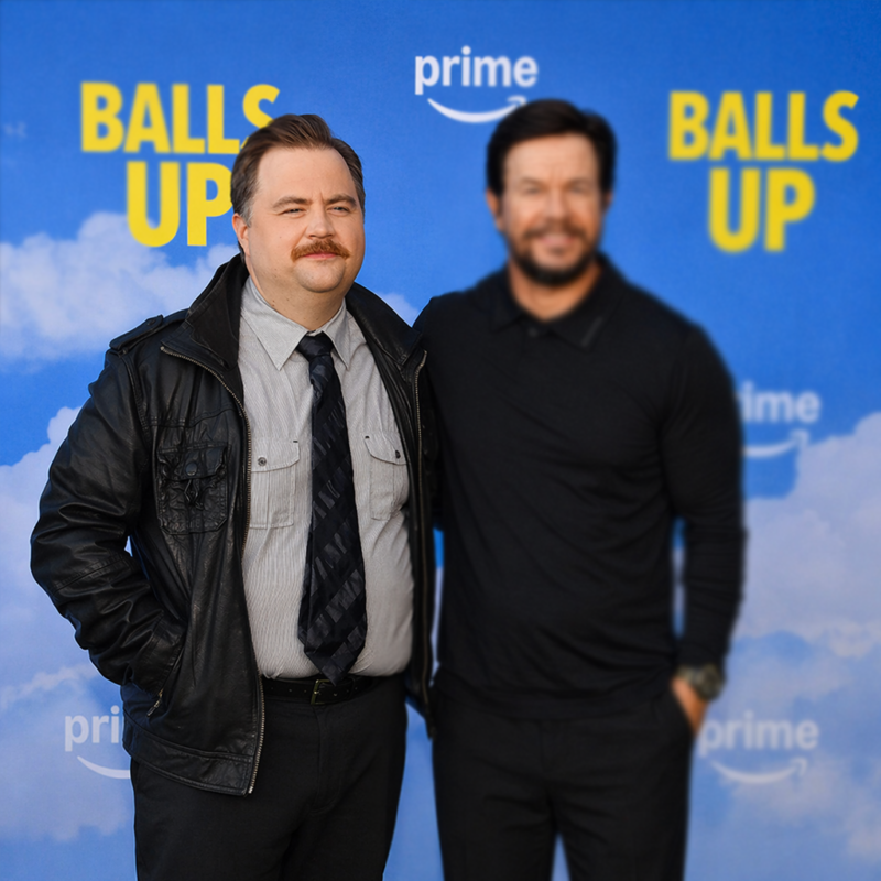 Balls Up Premiere Paul Walter Hauser Jacket street style