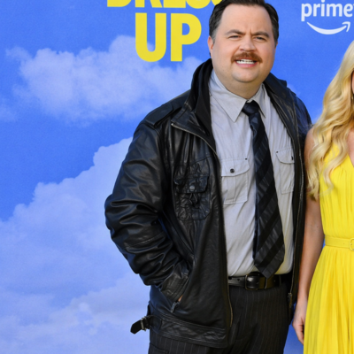 Balls Up Premiere Paul Walter Hauser Jacket front view
