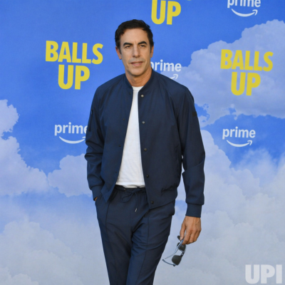 Balls Up Premiere Sacha Baron Cohen Jacket front view