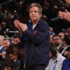Atlanta Hawks Vs New York Knicks Ben Stiller Jacket outfit look