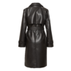 Beyond the Gates S02 Naomi Hamilton Black Leather Coat fashion wear