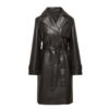 Beyond the Gates S02 Naomi Hamilton Black Leather Coat model style