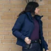 Boston Blue S01 Marisa Ramirez Blue Jacket model style