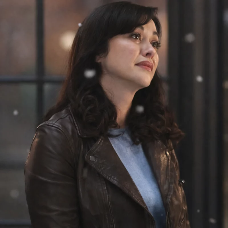 Boston Blue S01 Marisa Ramirez Leather Jacket model style