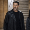 CIA Tom Ellis Leather Coat front view