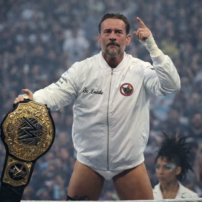 WrestleMania 42 CM Punk Jacket outfit look