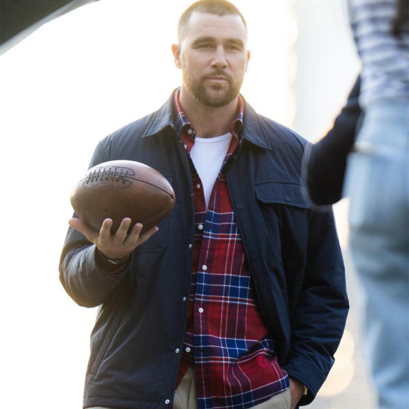 Central Park NY Travis Kelce Jacket outfit look