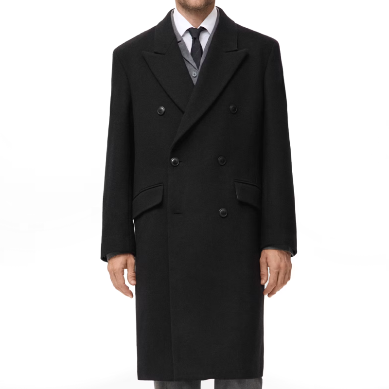 Climax Bang Tae Seop Black Coat model style
