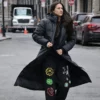 Count Me Lies Shailene Woodley Puffer Coat front view