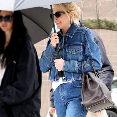Count My Lies Lindsay Lohan Denim Jacket front view