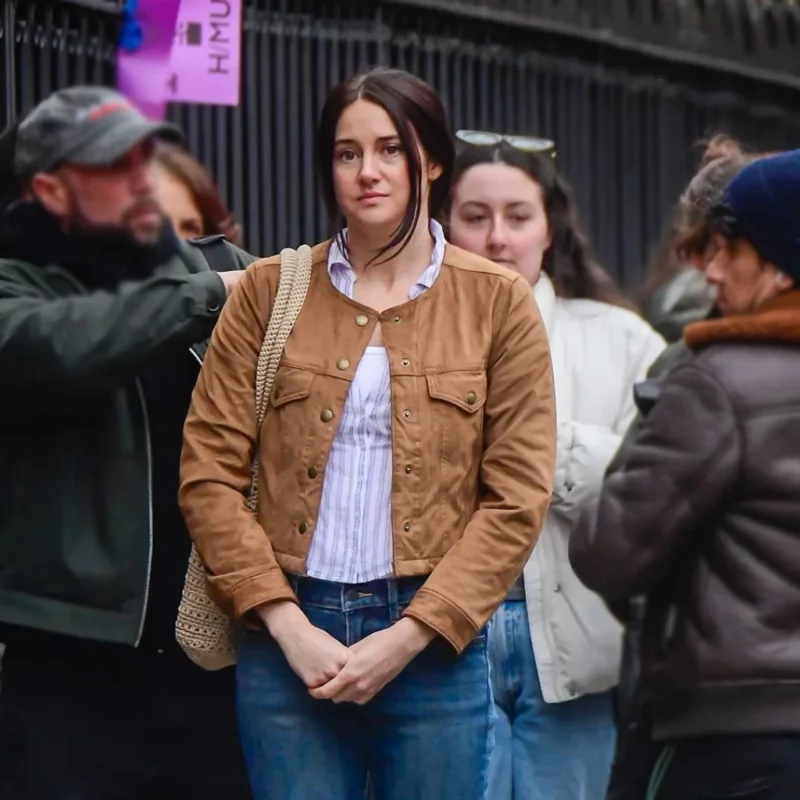 Count My Lies Sloane Caraway Brown Jacket street style