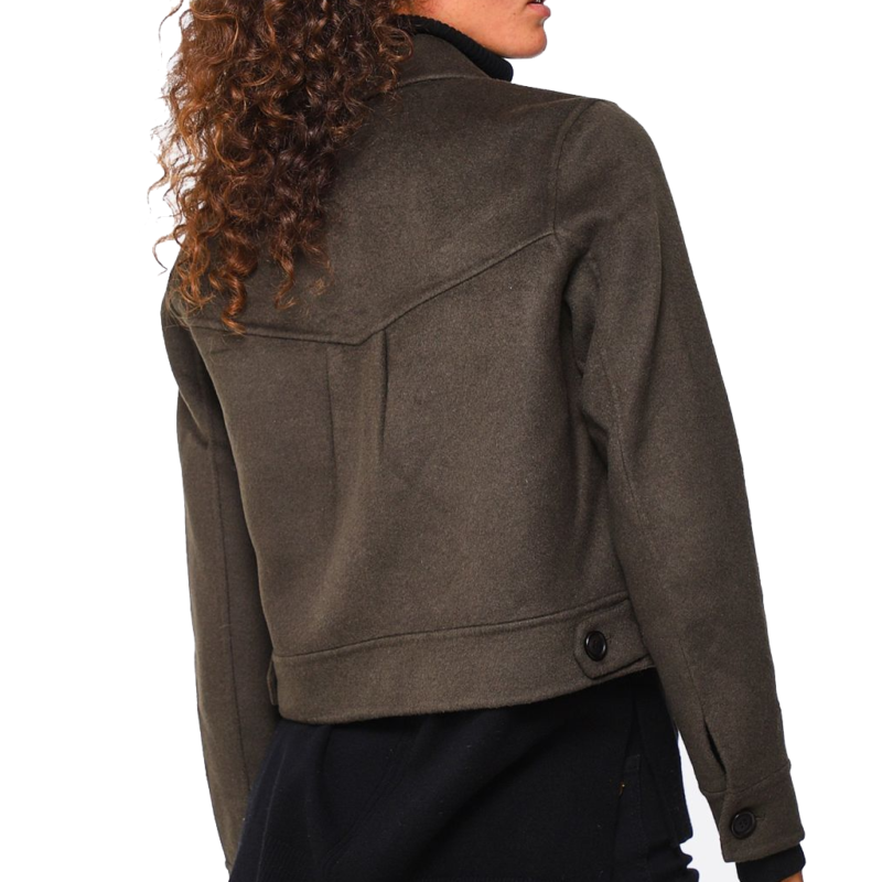 Criminal Record S02 Cush Jumbo Black Jacket fashion wear