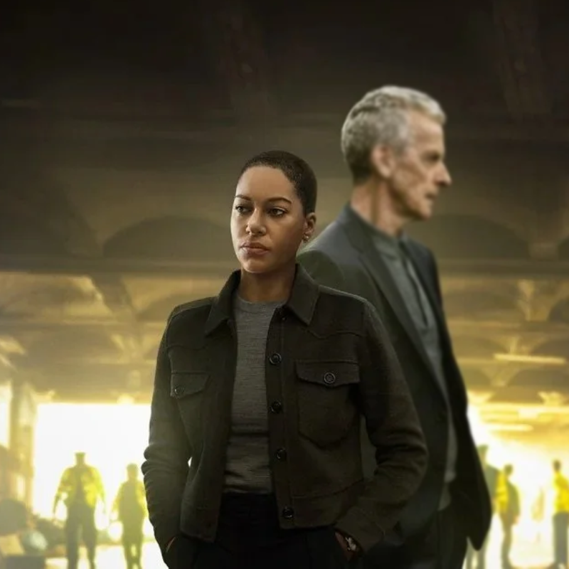 Criminal Record S02 Cush Jumbo Black Jacket outfit look