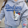 Dodgers Hello Kitty Hoodie front view