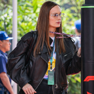 F1 Grand Prix 2026 Brie Larson Jacket front view