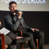 Young Sherlock Screening Fiennes Tiffin Jacket street style