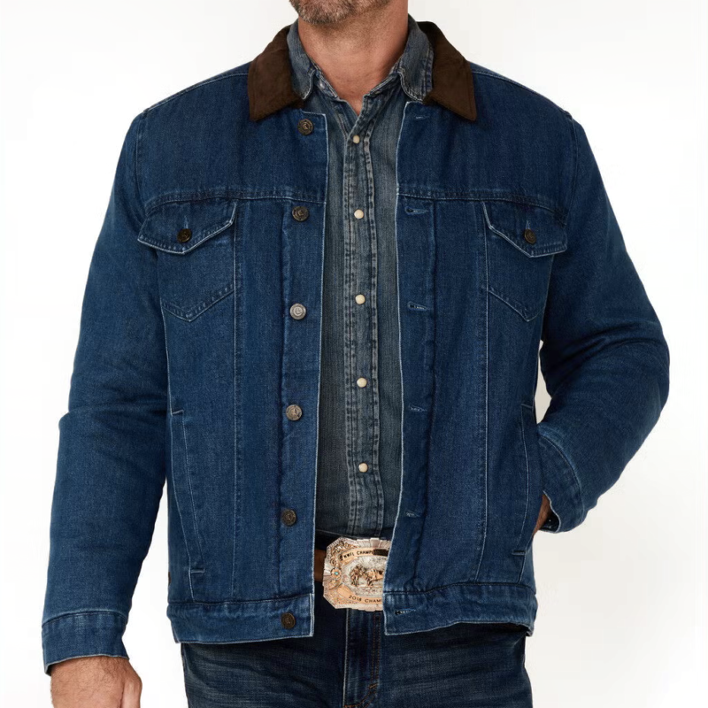 Fire Country S04 Max Thieriot Blue Jacket model style