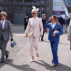 Grand National Festival Zara Tindall Suit fashion wear