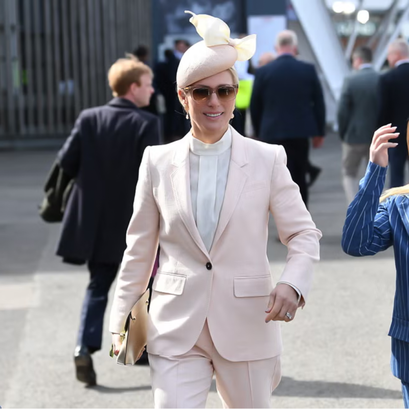 Grand National Festival Zara Tindall Suit outfit look