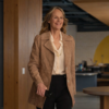 Hacks S08 Winnie Landell Brown Suede Leather Jacket front view