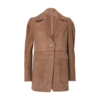 Hacks S08 Winnie Landell Brown Suede Leather Jacket model style