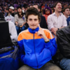 Hawks Vs Knicks TimothÃ©e Chalamet Jacket front view