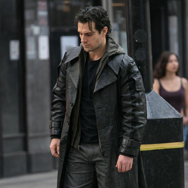 Highlander 2026 Henry Cavill MacLeod Black Coat street style