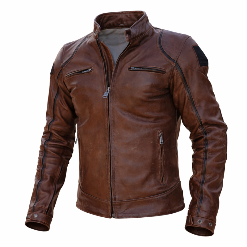 Home and Away S38 Adam Rowland Brown Jacket model style